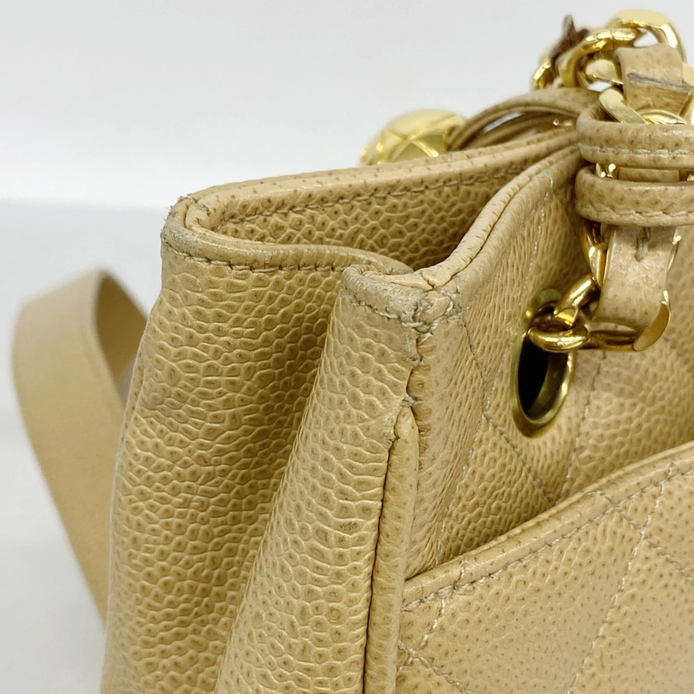 CHANEL Brown Caviar Leather Tote Bag - Picture 7 of 10
